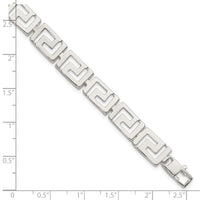 Sterling Silver Greek Key Bracelet