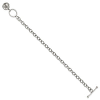 Sterling Silver Soccer Ball Bracelet