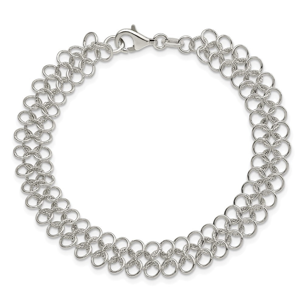 Sterling Silver Fancy Link Bracelet