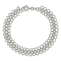 Sterling Silver Fancy Link Bracelet