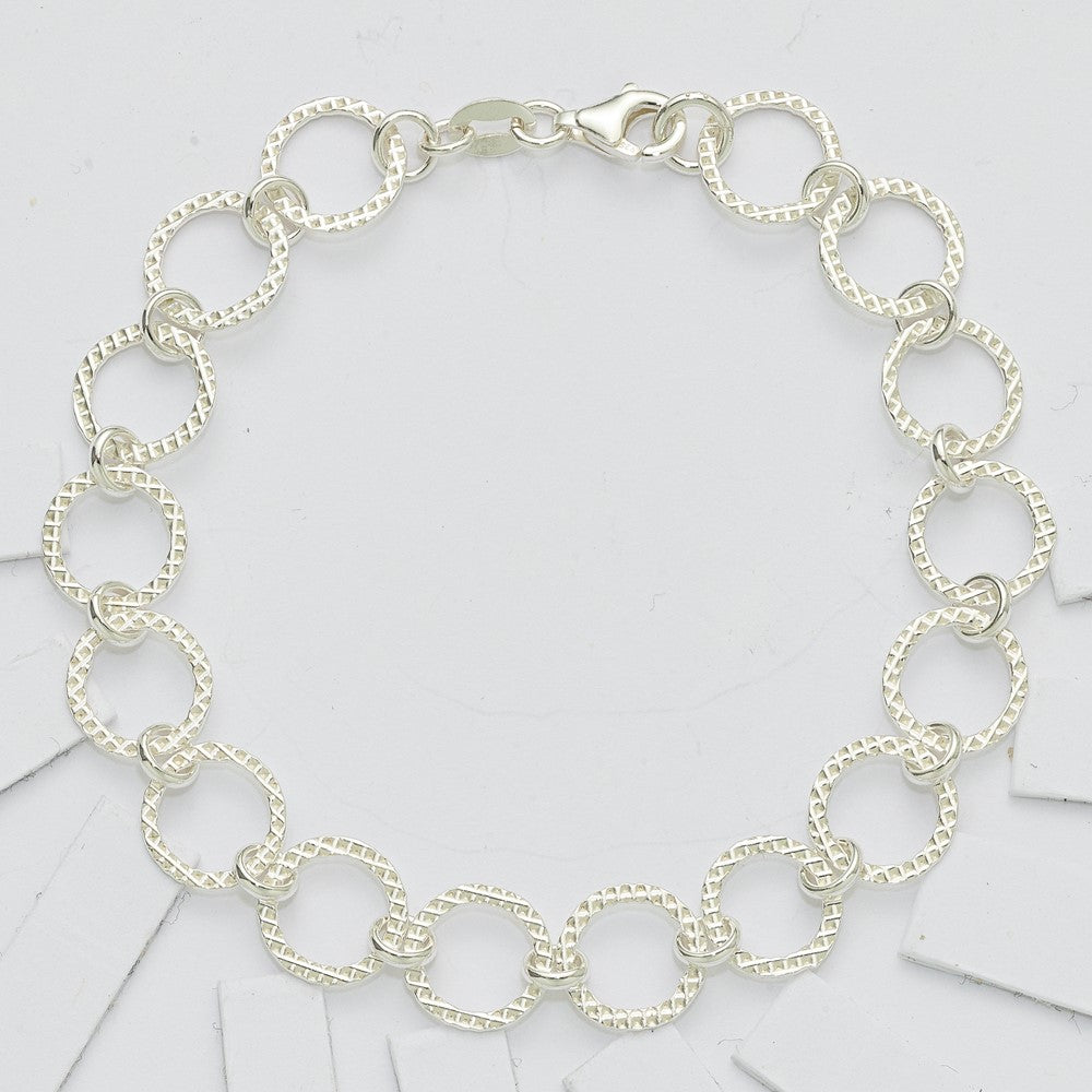 Sterling Silver Fancy Bracelet