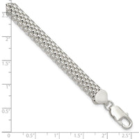 Sterling Silver 8mm Mesh Bracelet