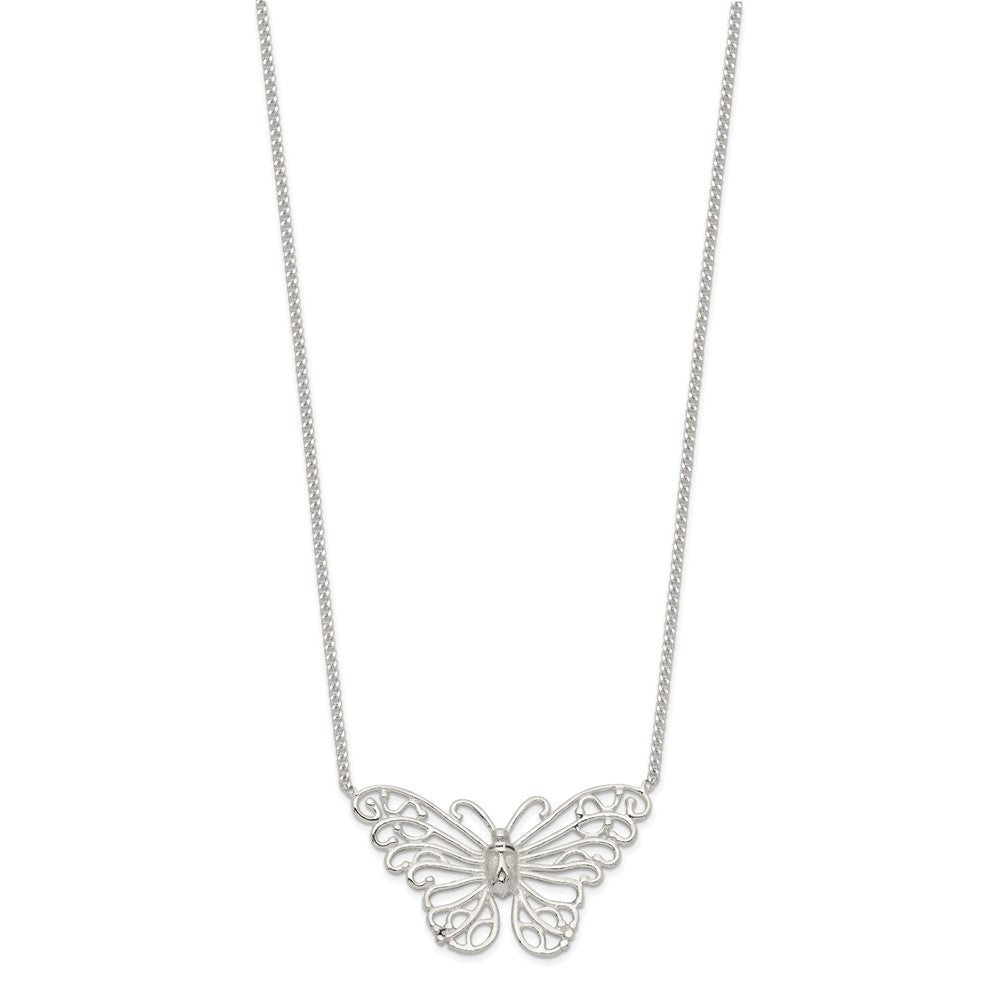 Sterling Silver Butterfly Necklace