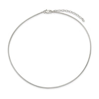 Sterling Silver 1.6mm w/ 2in extender Neckwire Chain