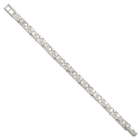 Sterling Silver 7mm Nugget Bracelet