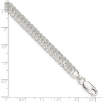 Sterling Silver Polished Fancy Link Bracelet