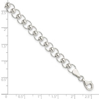 Sterling Silver Polished Beaded Bracelet