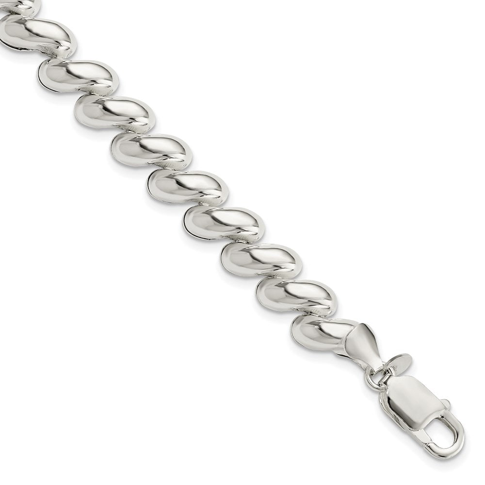 Sterling Silver Fancy Polished San Marco Bracelet