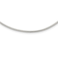 Sterling Silver Round 2mm w/2in. Ext Neckwire Chain