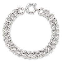 Sterling Silver Polished Curb Link Bracelet