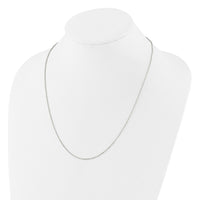 Sterling Silver Polished 1.85mm Rolo Adjustable Necklace