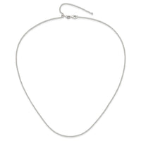 Sterling Silver Polished 1.85mm Rolo Adjustable Necklace