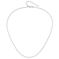 Sterling Silver Polished 1.50mm Beaded Adjustable Necklace