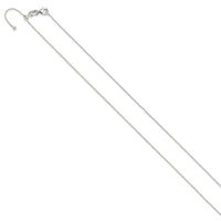 Sterling Silver Polished 1.00mm Beaded Adjustable Necklace