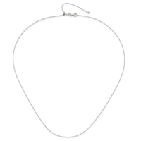 Sterling Silver Polished 1.00mm Beaded Adjustable Necklace