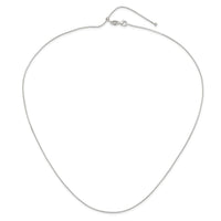 Sterling Silver Polished .95mm Snake Adjustable Necklace