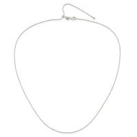 Sterling Silver Polished .75mm Snake Adjustable Necklace