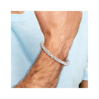 Sterling Silver Polished 5.65mm Fancy Link 7.5 Inch Bracelet