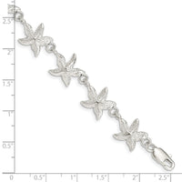 Sterling Silver Starfish Bracelet