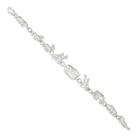 Sterling Silver Noah's Ark Bracelet