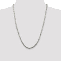 Sterling Silver 4mm Fancy Byzantine Chain