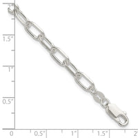 Sterling Silver 8.25inch Fancy Link Bracelet