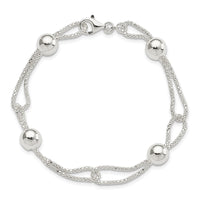 Sterling Silver Fancy Bracelet