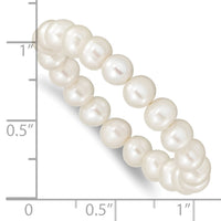Madi K 5-6mm Freshwater Cultured Pearl Xsmall Stretch Bracelet