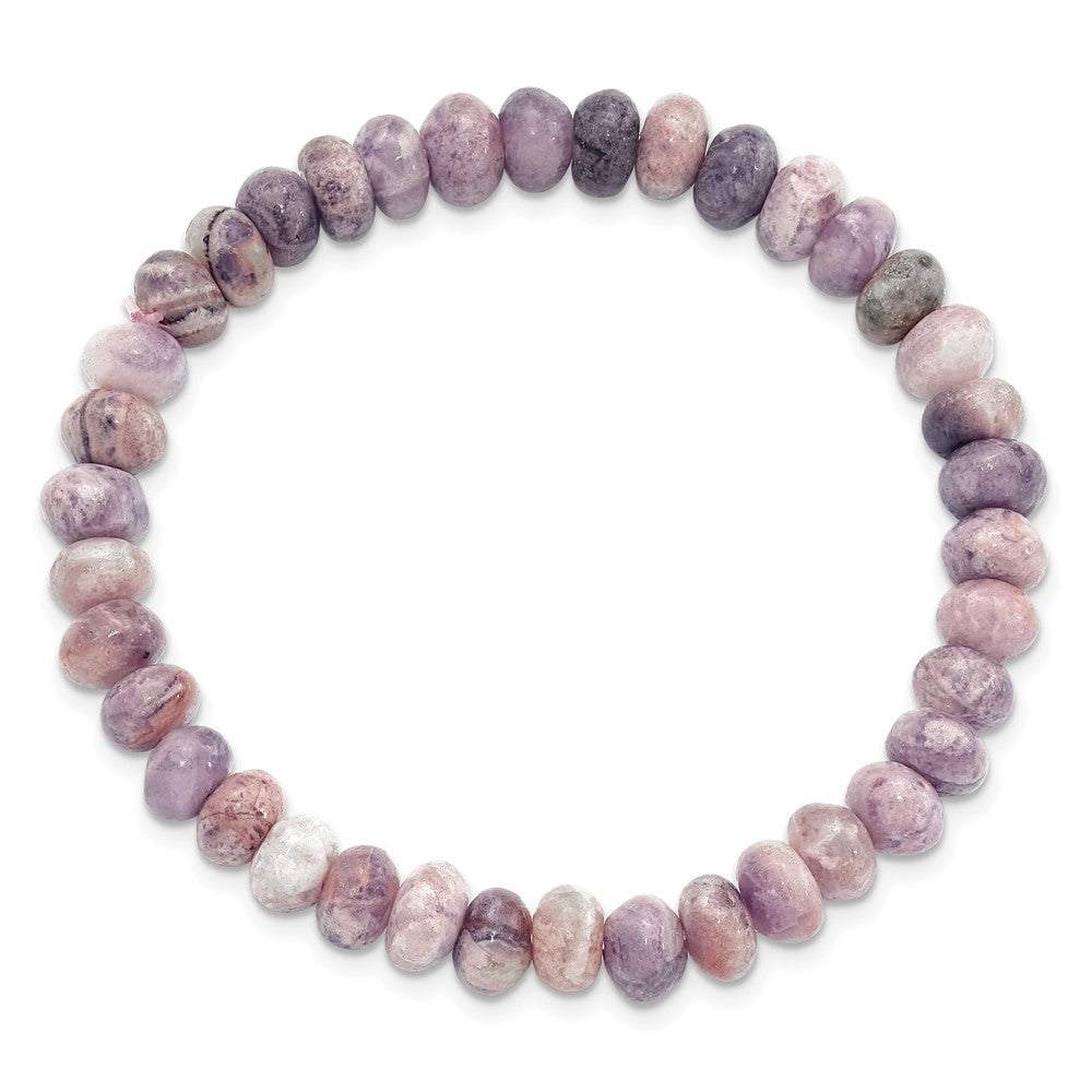 Charoite 7mm Beaded Stretch Bracelet