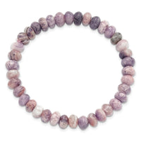 Charoite 7mm Beaded Stretch Bracelet