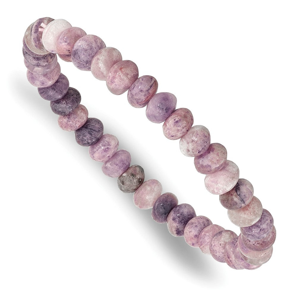 Charoite 7mm Beaded Stretch Bracelet