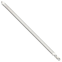 Sterling Silver 7.3mm Magic Herringbone Chain