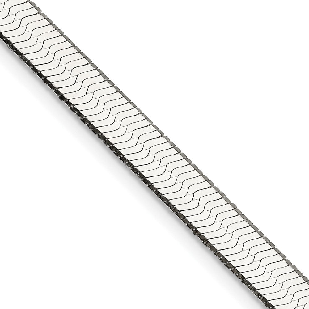 Sterling Silver 7.3mm Magic Herringbone Chain