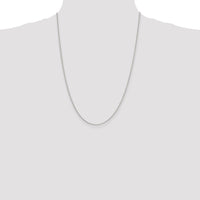 Sterling Silver 1.5mm Diamond-cut Rolo Cable Chain
