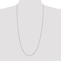 Sterling Silver 1.5mm Diamond-cut Rolo Cable Chain