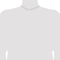Sterling Silver Rhodium-plated 1.5mm Diamond-cut Rolo Cable Chain