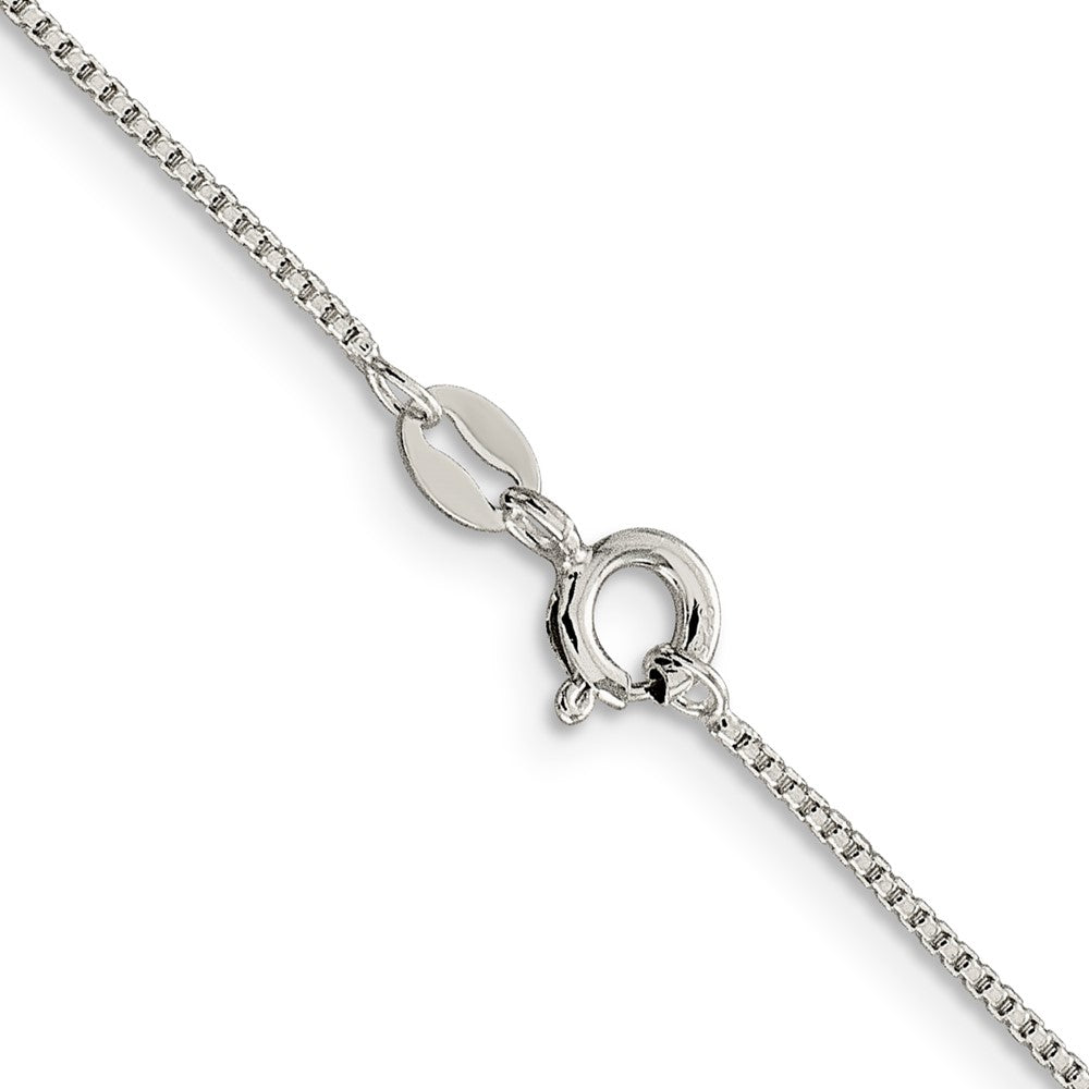 Sterling Silver 1mm Round Box Chain
