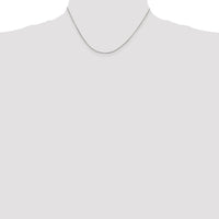 Sterling Silver 1mm Round Box Chain