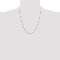 Sterling Silver 1mm Round Box Chain