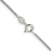 Sterling Silver 1.25mm Round Box Chain