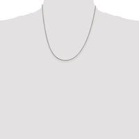 Sterling Silver 1.25mm Round Box Chain