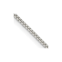 Sterling Silver 1.25mm Round Box Chain