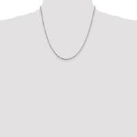 Sterling Silver 2mm Round Box Chain