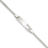 Sterling Silver Adjustable Baby ID Bracelet