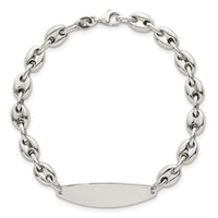 Sterling Silver Polished 6.25mm Anchor Link 7.25 Inch ID Bracelet