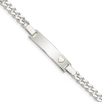 Sterling Silver Baby ID Bracelet