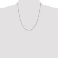 Sterling Silver 2mm Beaded Chain