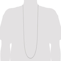 Sterling Silver 2mm Beaded Chain