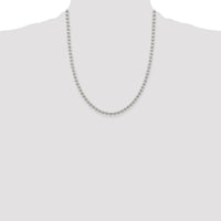 Sterling Silver 4mm Beaded Chain