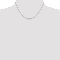 Sterling Silver 1.25mm Beaded Chain